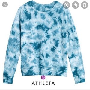 Athleta tie die sweatshirt